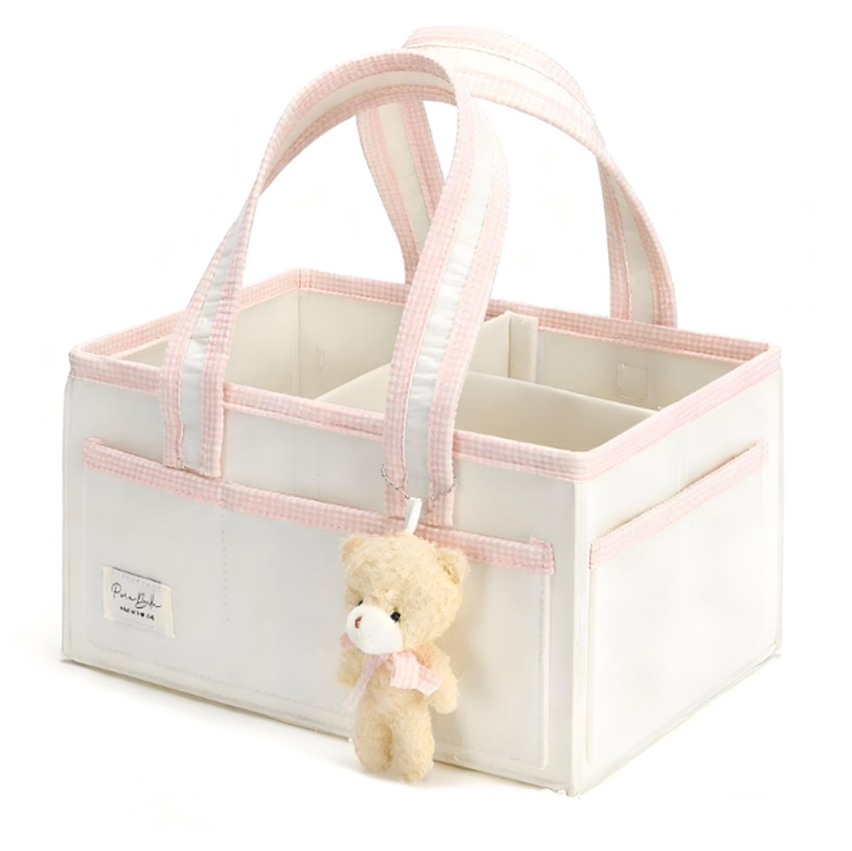 Luiertas - Handtas - Opbergtas - Handtas met grote capaciteit - Vilt - Roze - 33*23*18cm