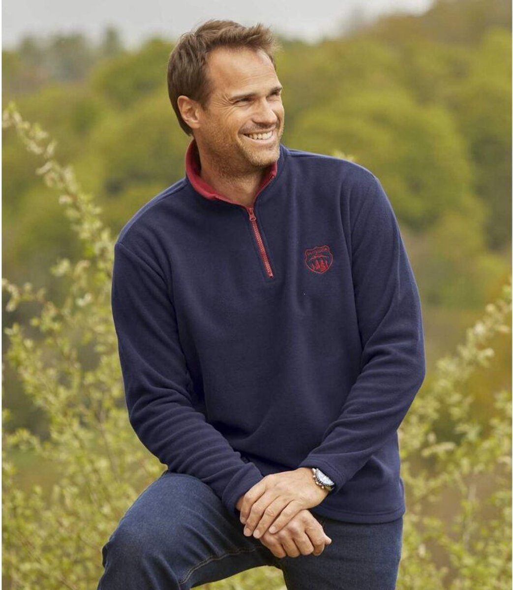 ATLAS FOR MEN - Set van 2 microfleece sweaters Mountain Passion - Heren - Verkrijgbaar in grote maten - XXL