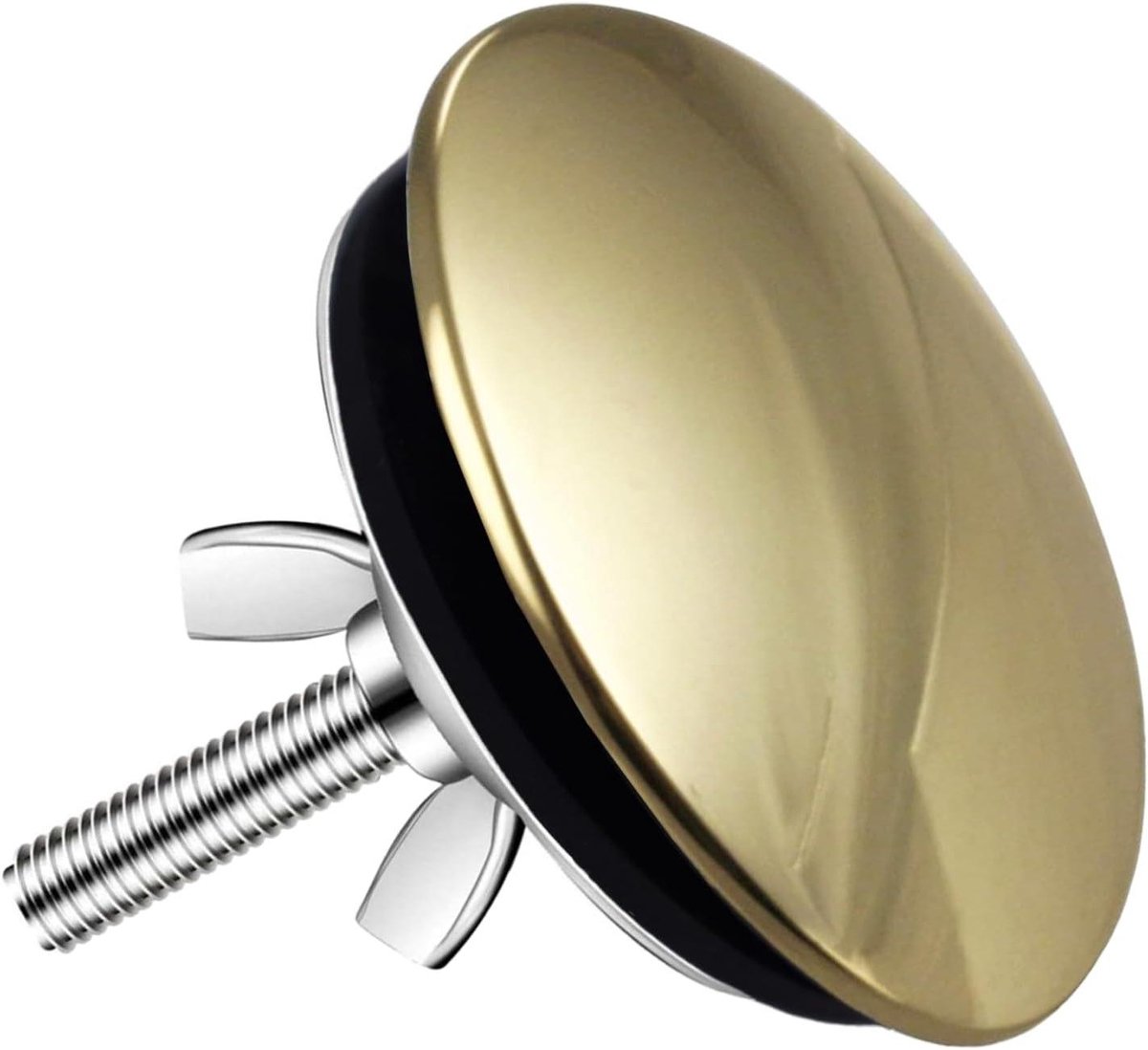 Allecta - RVS Aanrecht Gat Cover Kraan Plaat Stopper, Licht Goudkleurig, 2 Inch