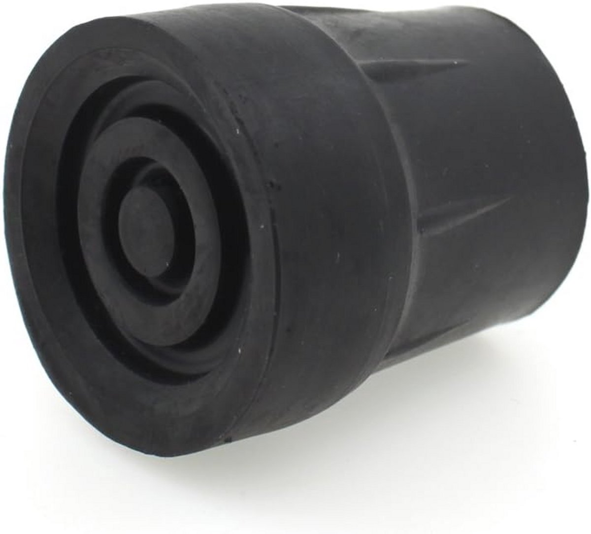 Duurzame rubberen beschermkappen - verhoogde ringvormige basis - Zwart - 10 stuks - 25 mm (1 inch)