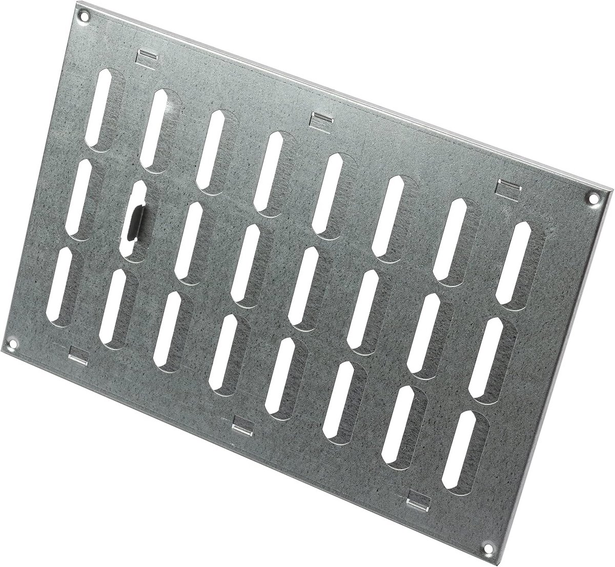 Verzinkt metalen ventilatierooster 300 x 200 mm - afvoerrooster met afsluitbare lamellen