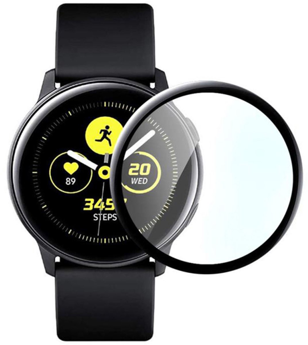 imoshion Duopack Screenprotector - Geschikt voor Samsung Galaxy Watch Active 2 44 mm