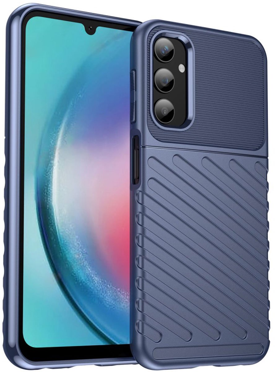 imoshion Hoesje - Geschikt voor Samsung Galaxy A25 (5G) - Thunder Backcover - Donkerblauw