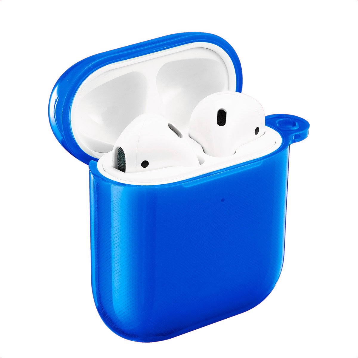 imoshion Neon Case - Hoesje geschikt voor AirPods 1 / 2 - Cobalt Blue