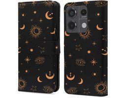 imoshion Hoesje - Geschikt voor Xiaomi Redmi Note 13 Pro (5G) / Xiaomi Poco X6 - Design Bookcase smartphone - Sky Black