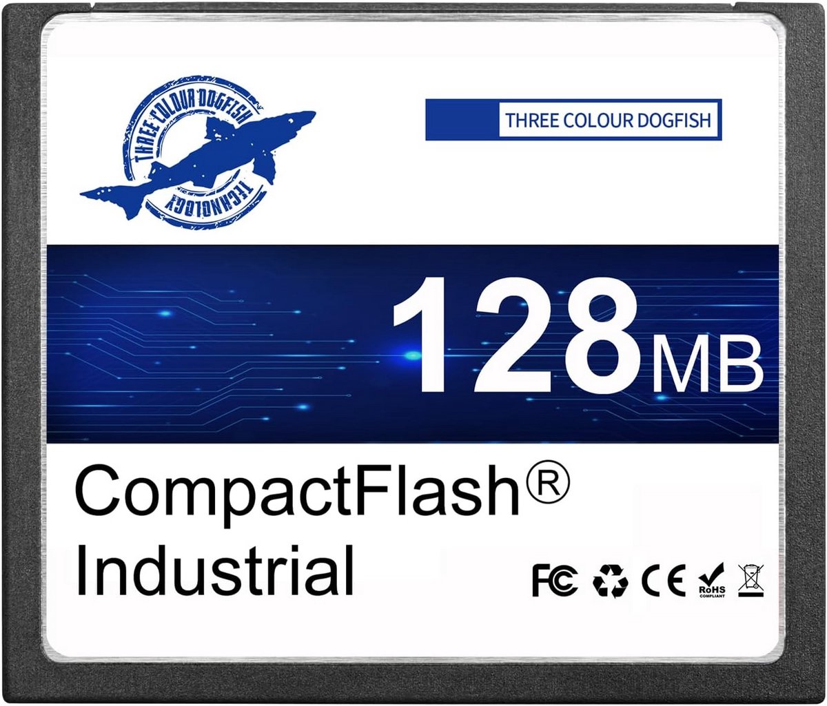 Compact Flash Geheugenkaart 128 MB voor Industriële Apparaten en Vintage Camera's