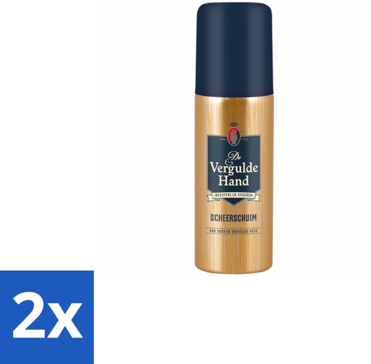 Vergulde Hand - Scheerschuim - 50 ml - Voordeelverpakking - 2 stuks