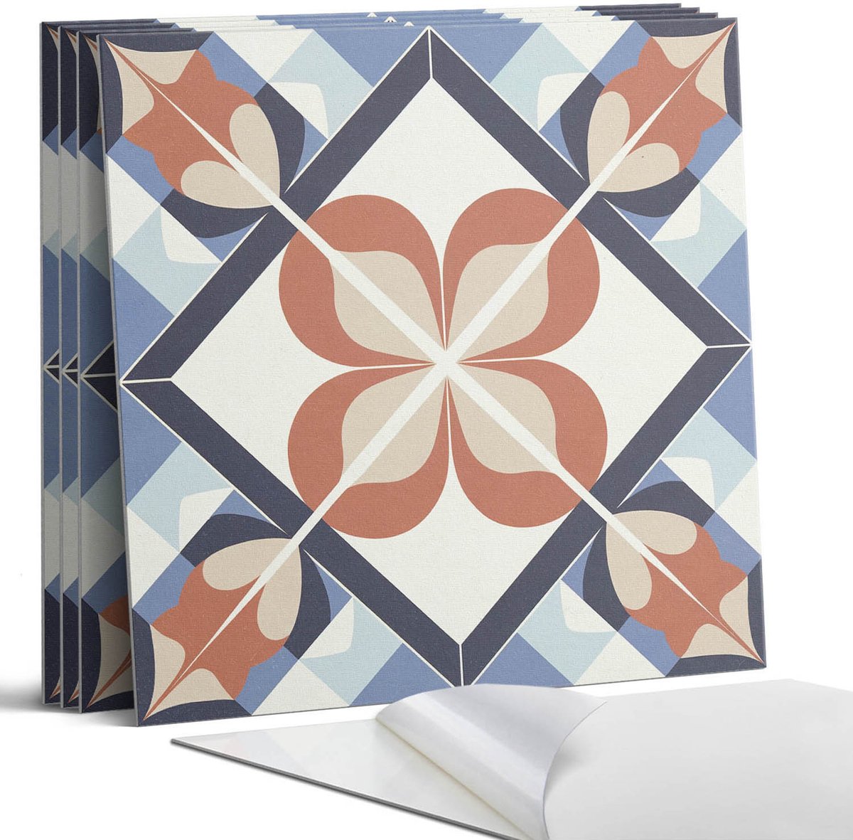 Coloray Wandpanelen Zelfklevend - Symmetrisch bloemenpatroon Zelfklevende Wandpanelen - 50