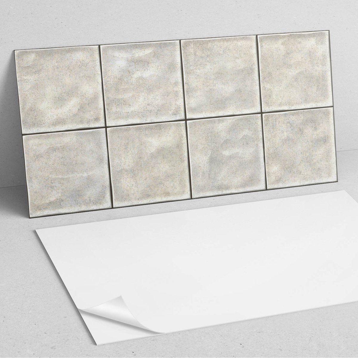Coloray Wandpanelen Zelfklevend - Textuur van keramische tegels PVC Wandpanelen - 120 cm x