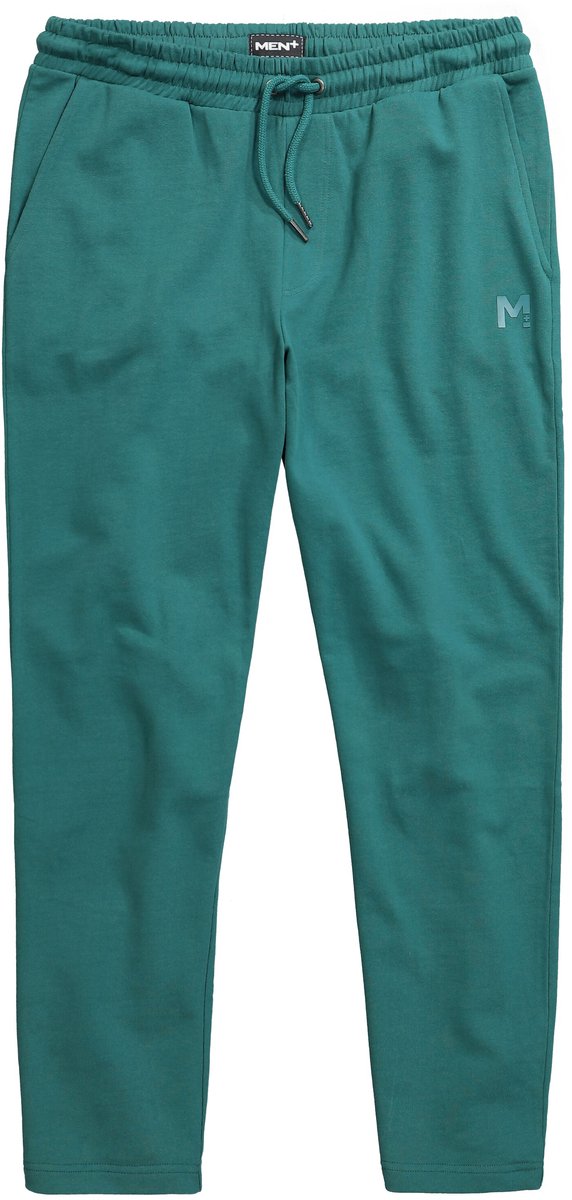 Men Plus - Heren - Trainingsbroek Basic Fit elastische tailleband - Dennengroen - Maat 6XL