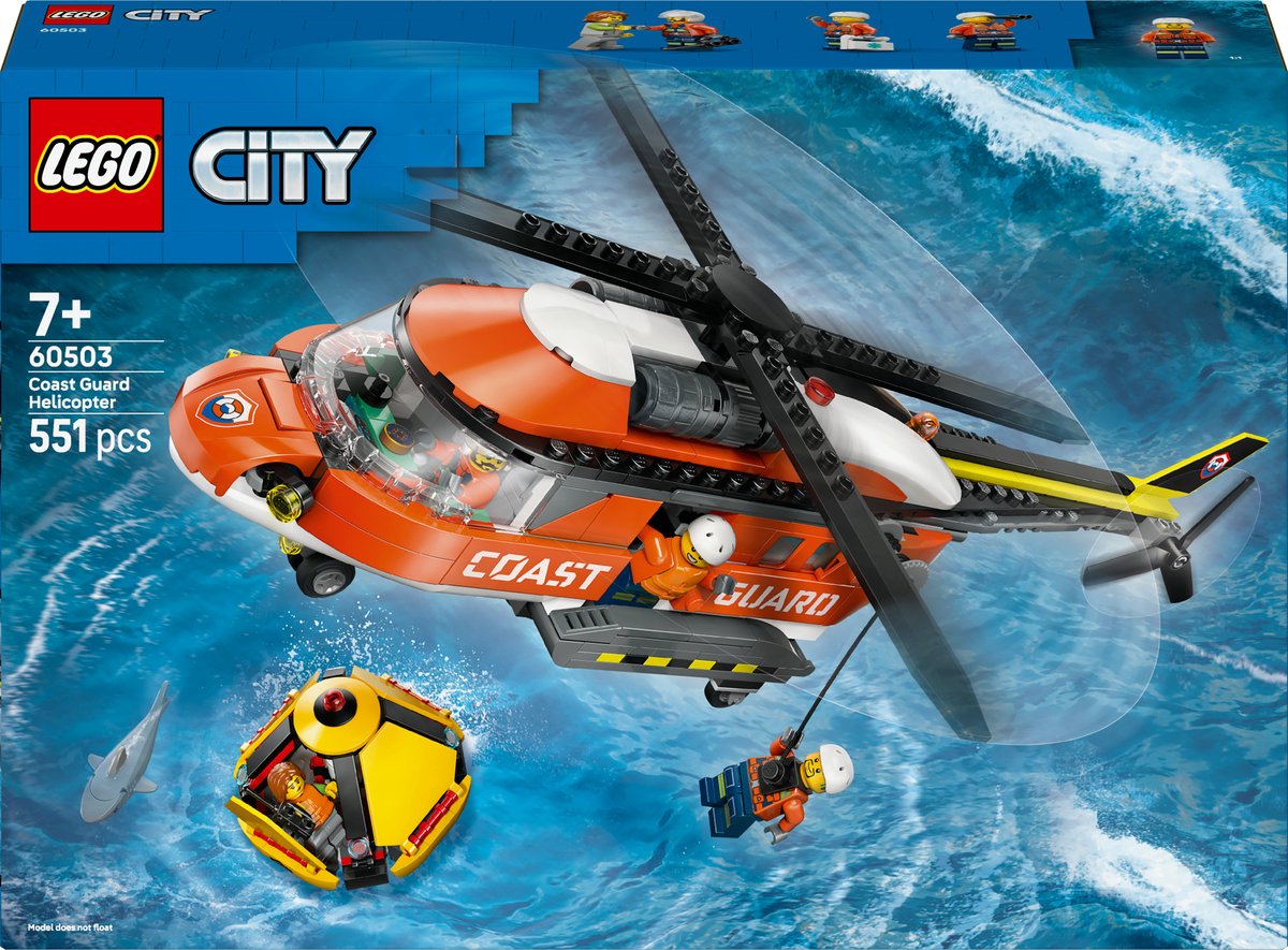 LEGO City Exploration - Kustwacht Helikopter - 60503