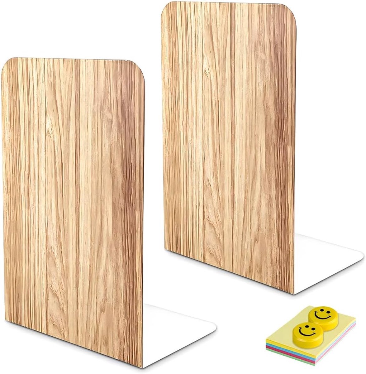 Stunq® Retro Metalen Boekensteunen - Stabiliteit en Magnetische Functionaliteit