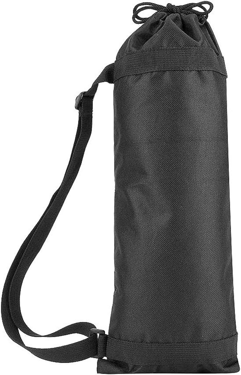 Opvouwbare zwarte draagtas voor camera- en microfoonstatief - Oxford gevoerd - 45 cm lang.