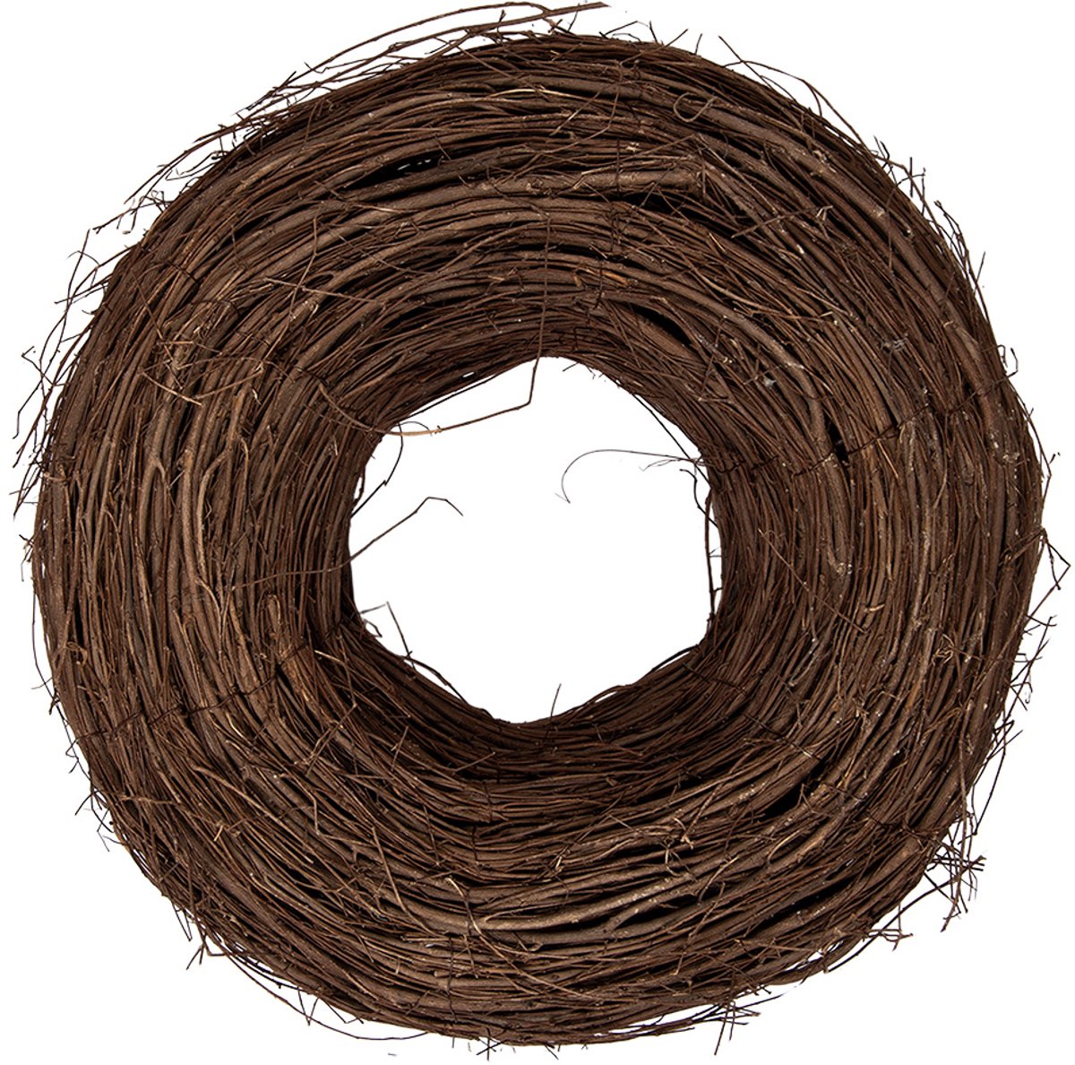 Clayre & Eef Krans Ø 40x12 cm Bruin Rotan