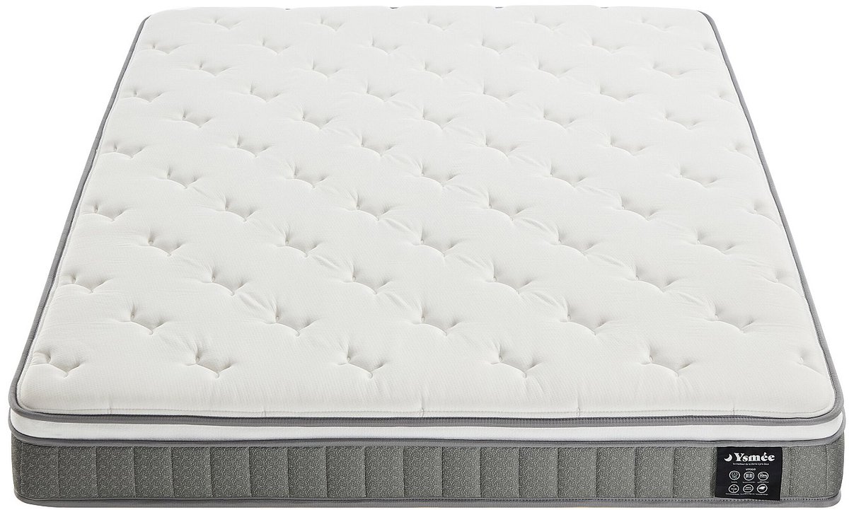Vente-unique Matras 160 x 200 cm met pocketveren en traagschuim dikte 21 cm - VITOGO van YSMÉE L 200 cm x H 21 cm x D 160 cm