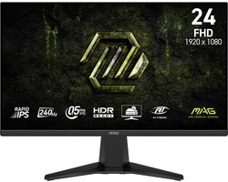 MSI MAG 245F X24 - Full HD Gaming Monitor - 240hz - 24 inch