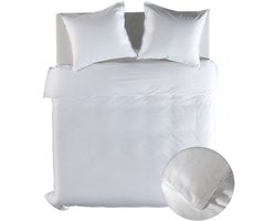 Yellow Dekbedovertrek Lyocell Suite New York - Blanc de Blanc - 200x200/220 cm - 100% Lyocell - Tweepersoons