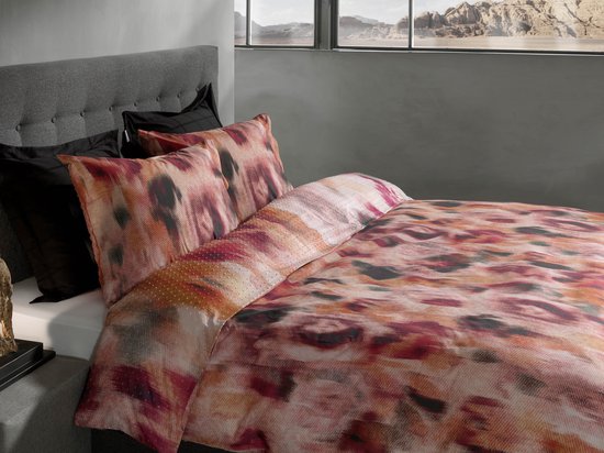 Heckettlane Jolijn Dekbedovertrek - Tweepersoons - Katoen - 200x200-220cm - Rood van Heckettlane — afbeelding 4
