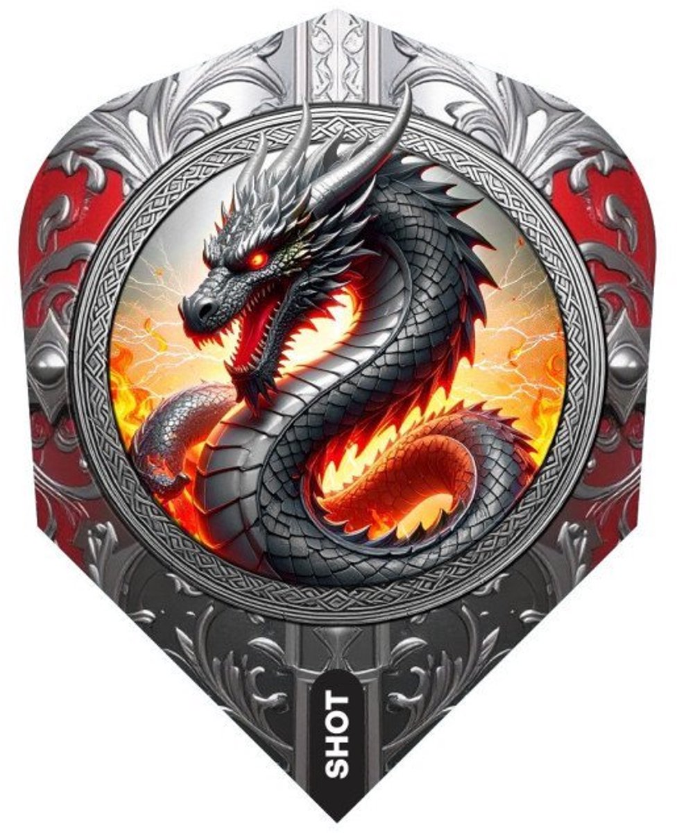 Shot Future Knights The Dragon NO6 - Dart Flights