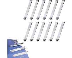 Cosensi - Roestvrij stalen zoomclip - Naaimaatclip 12 stuks - Quilten breien naaien accessoires