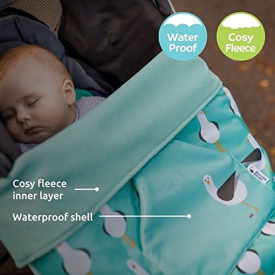 Multi-use waterdichte voetenzak voor kinderen - Perfect voor kinderwagen, drager, autostoeltje en speelmat — afbeelding 5