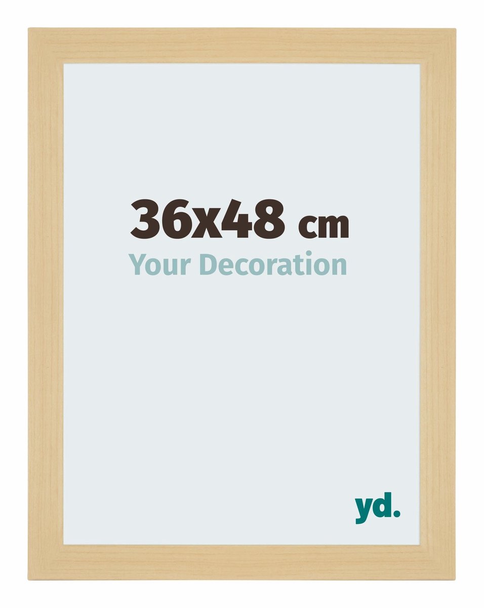 Your Decoration - Puzzellijst 36x48 cm - Ahorn Decor - Puzzellijst 500-1000 stukjes - MDF Fotolijst - Mura