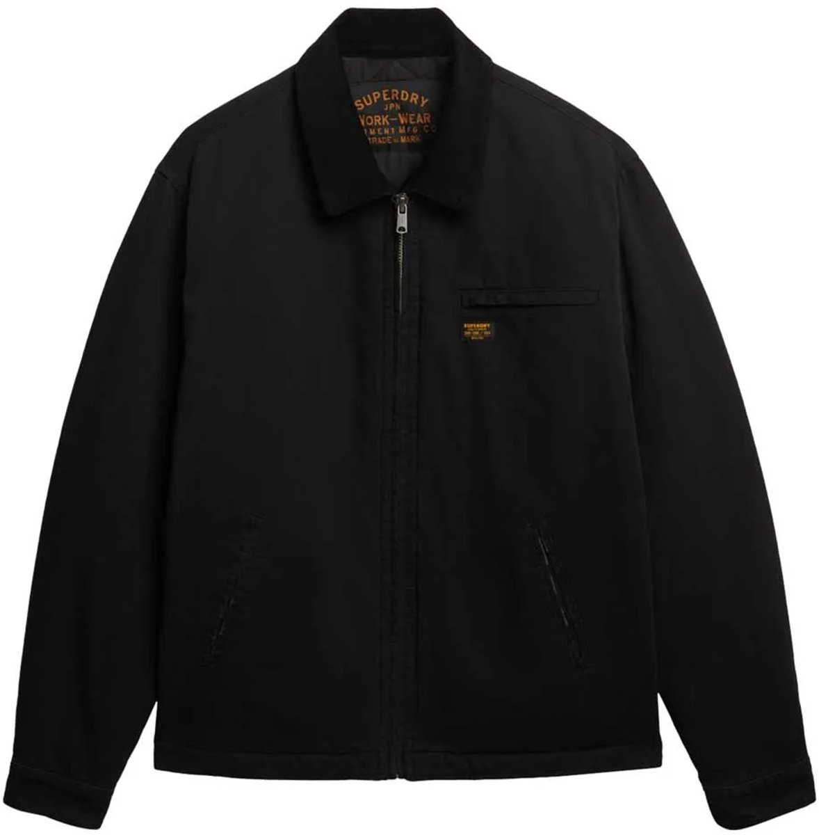Superdry Cotton Canvas Ranch Jas Heren Buitenjassen Zwart