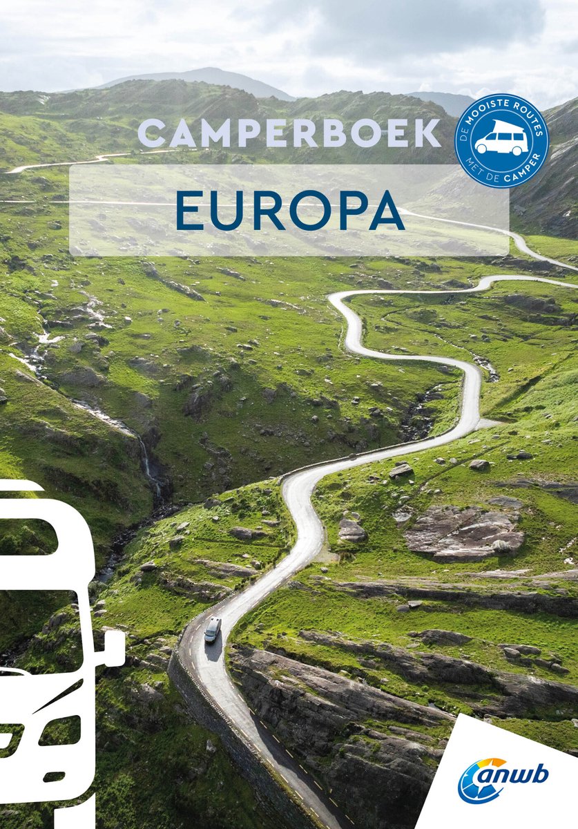 Omslag van ANWB Camperboek - Europa