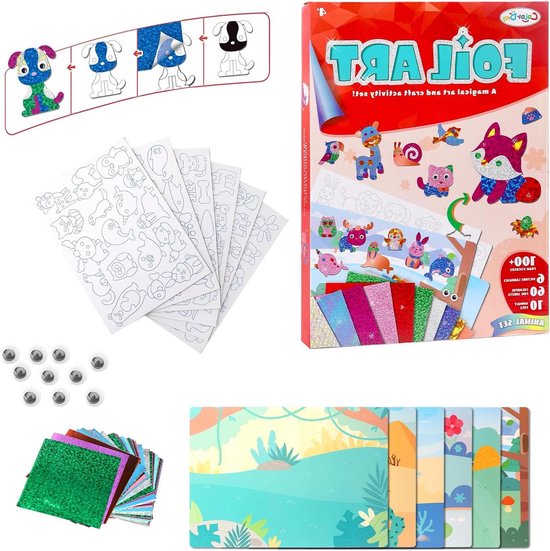 Aluminium folie kunst » Crea met kids