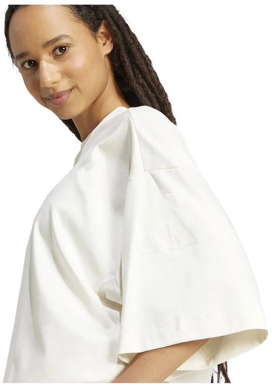 ADIDAS - w all szn sl t - T-shirt de Sport manches courtes femme - Wit