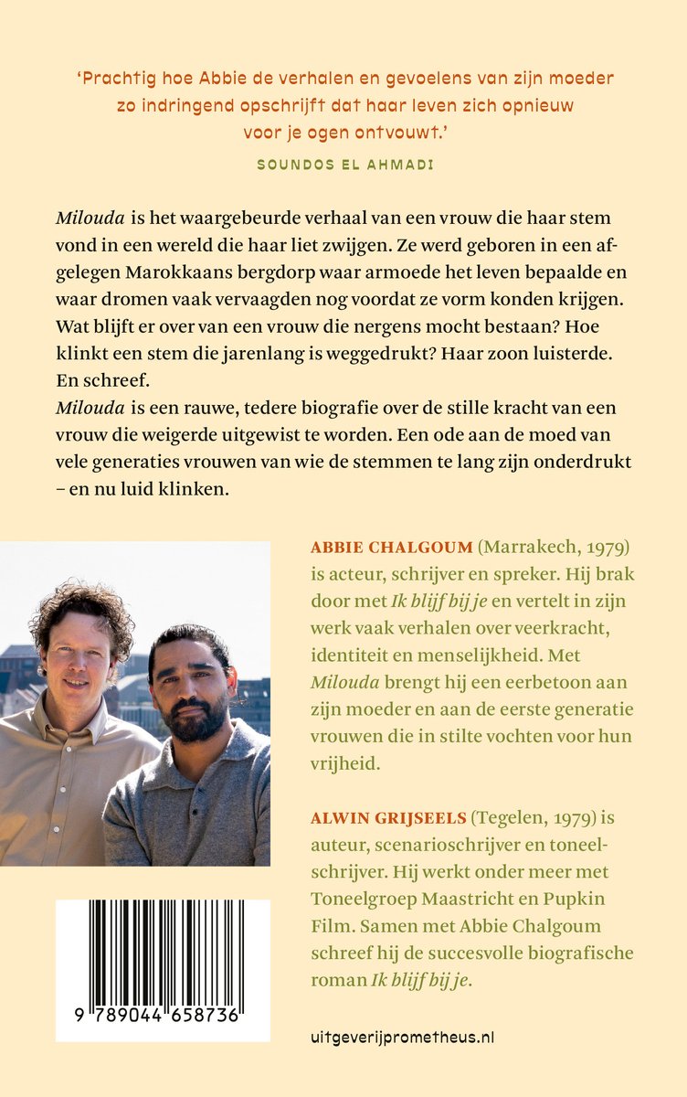 Milouda - back cover