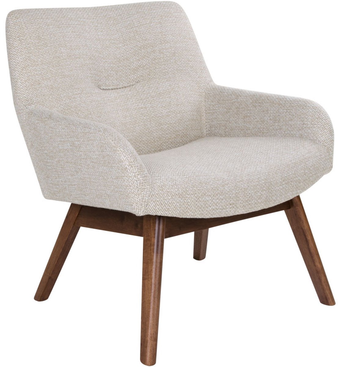 House Nordic Lounge Stoel London Zand/Walnoot