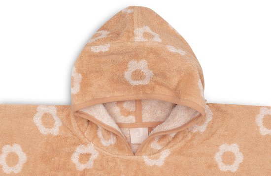 Jollein Badponcho - 100% Badstof - 1-2 jaar - Jacquard - Flower Reversible van Merkloos — afbeelding 4