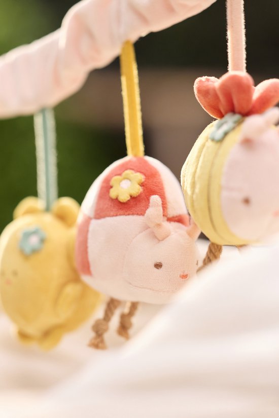 Jollein Wagenspanner - Kinderwagen Speelgoed - Pretty Picnic van Merkloos — afbeelding 3