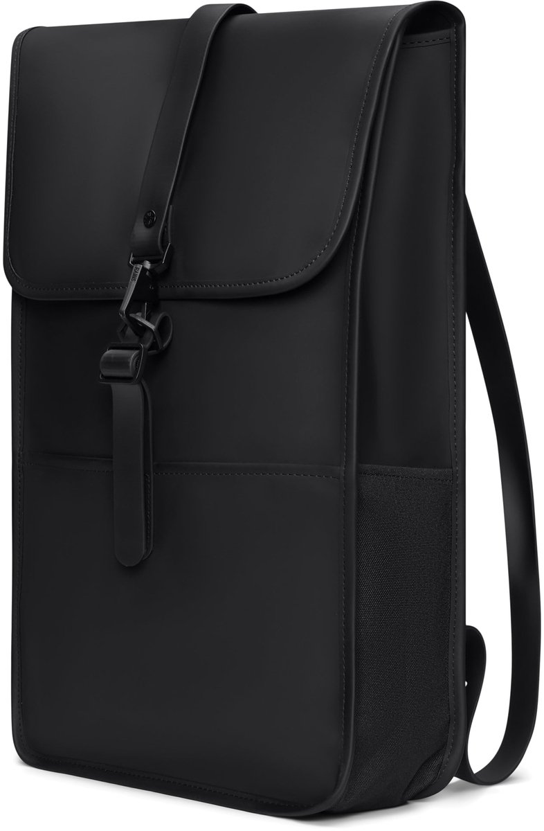 Rains W3 Unisex Rugzak - Zwart – foto 8