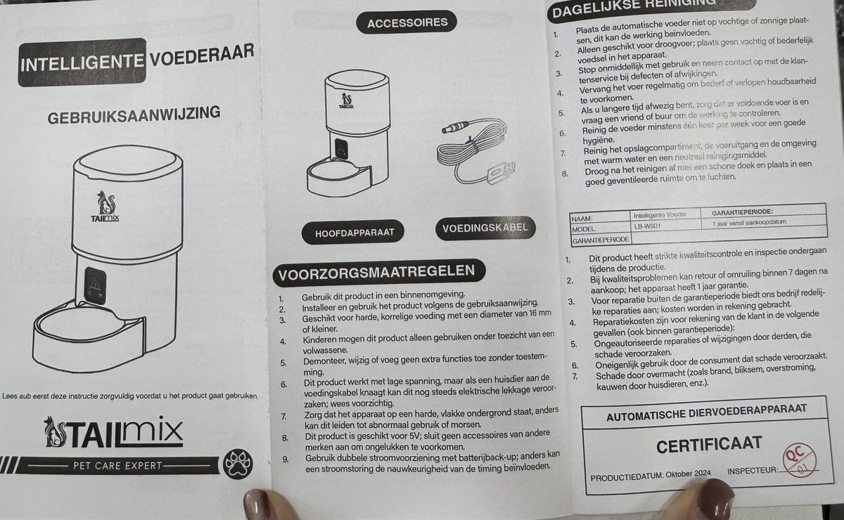 Intelligente Volautomatische Dieren Voeder Bak met Smart App - afbeelding 2