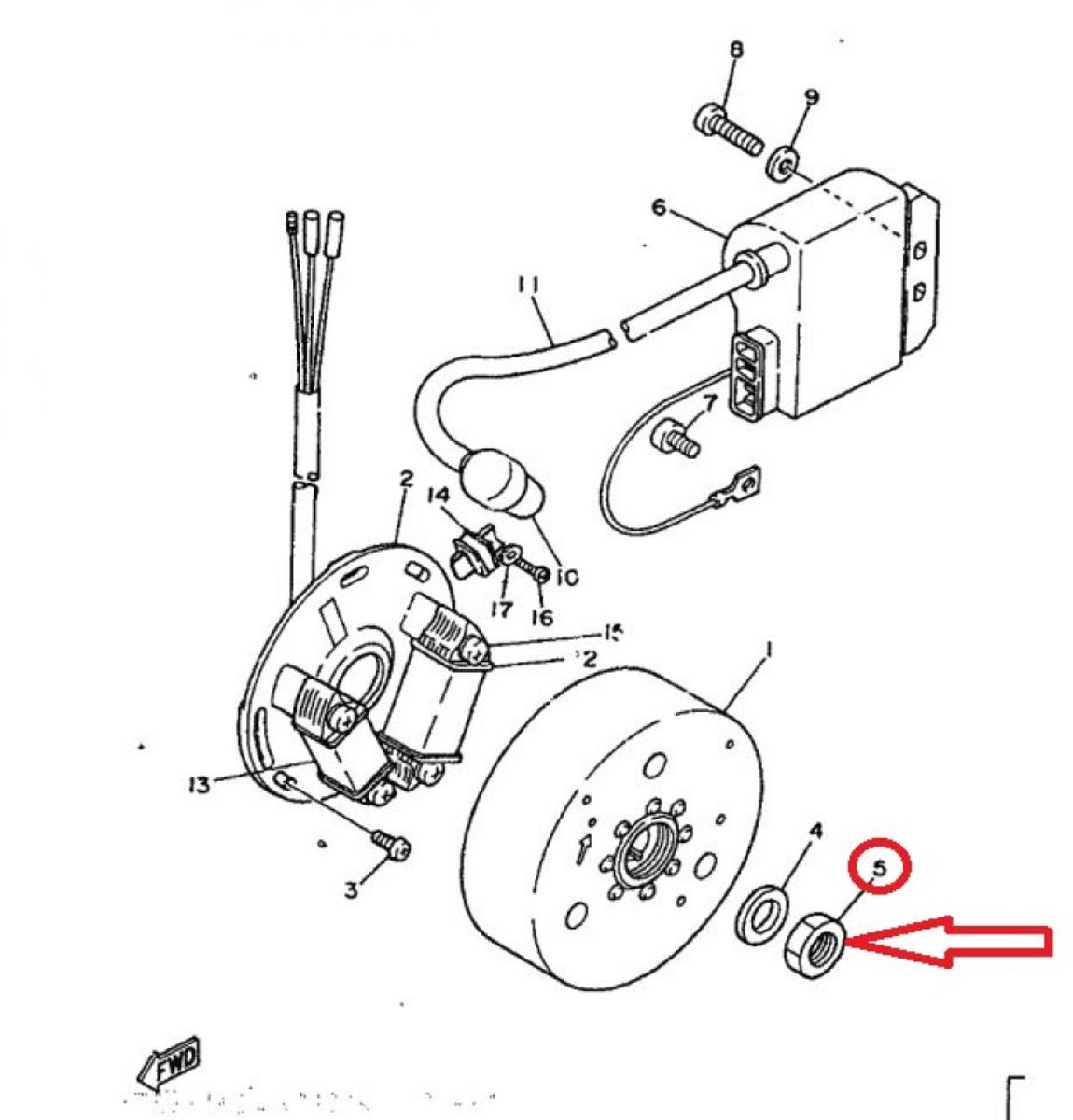 Visserie origine pour Moto HRD 50 Sonic Neuf