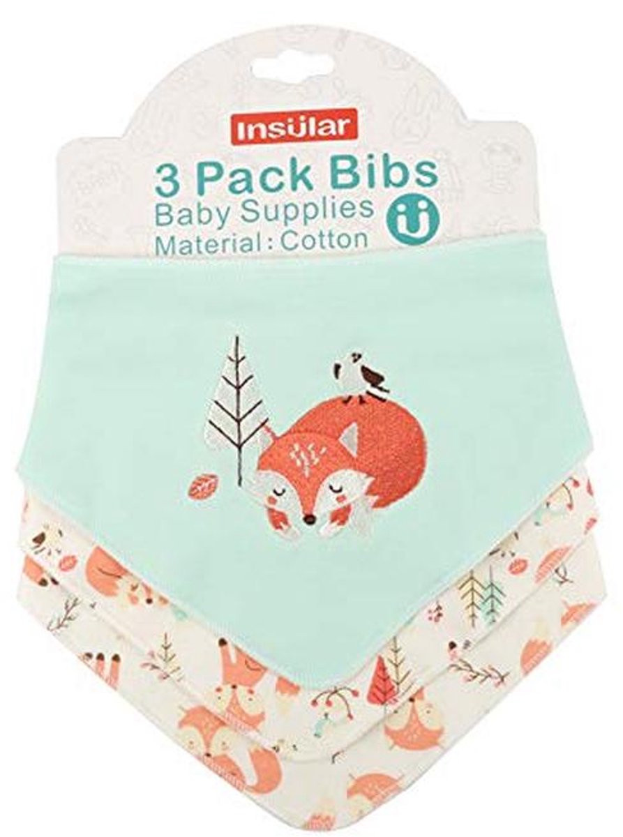 Bib Baby Soft Cotton Spit Cloth Triangle Scarf Unisex Maternity Gift for Baby Newborn (Random Pattern)