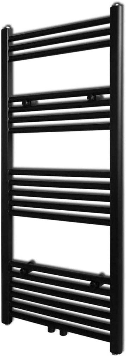 Zwarte Handdoekradiator Dubbele Functie 500x1160mm - Design Handdoek Droger voor de Badkamer