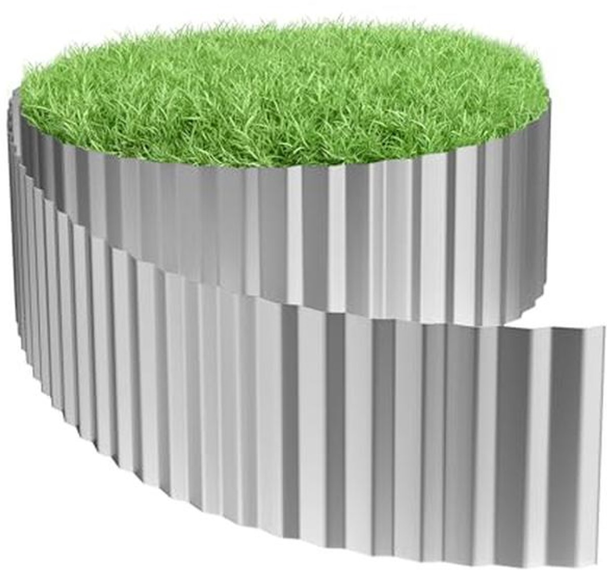Metal Lawn Edging 10m - Flexible Garden Border for Flower Beds