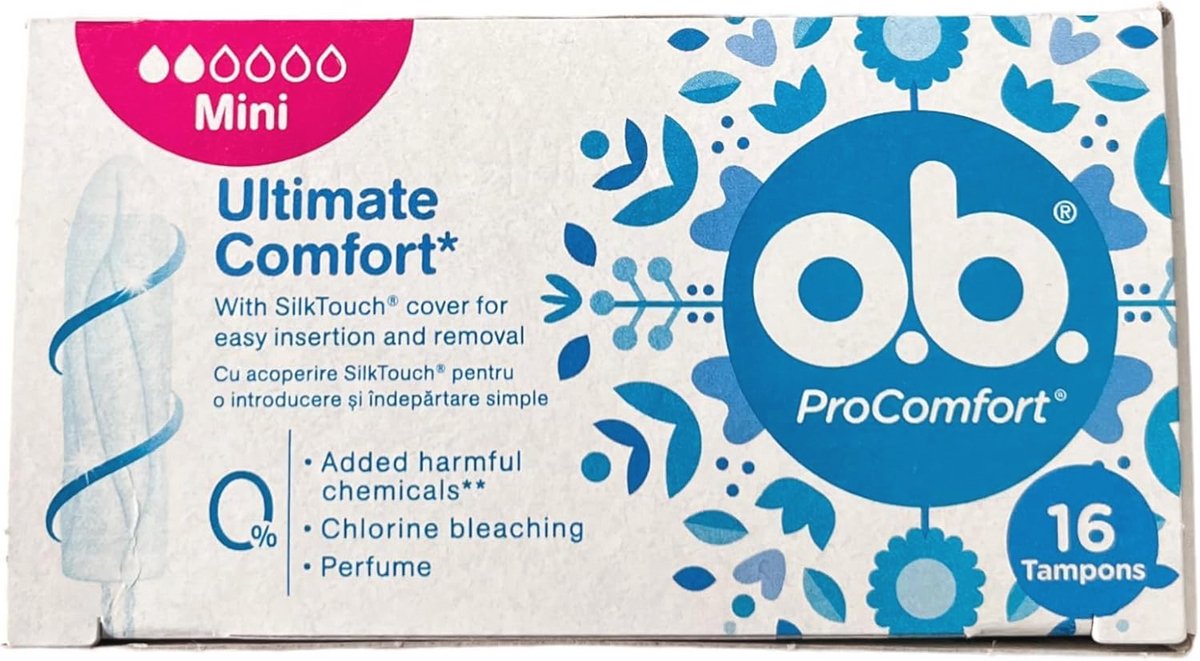 Mini Tampons 16 Stuks Voor Comfort en Veiligheid