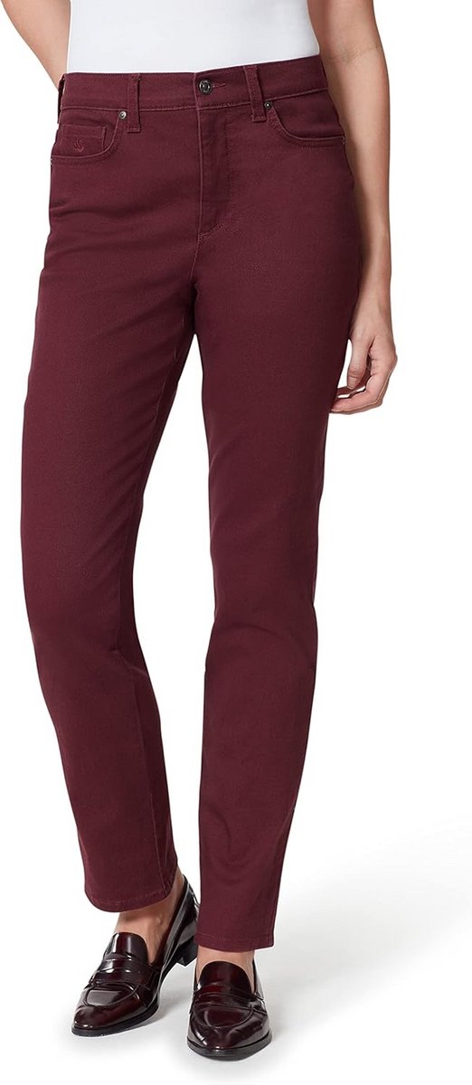 Dames Spijkerbroek Hoge Taille Taps Toelopend Comfortabele Denim Jeans