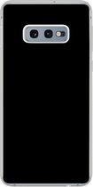 Coque Samsung Galaxy S10e - Zwart - Motifs - Intérieur - Uni - Noir - Foncé - Coque de téléphone en Siliconen