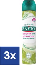 Sanytol Menthe Désodorisant Désinfectant - 3 x 300 ml