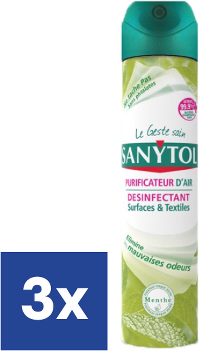 Sanytol Munt Desinfecterende luchtverfrisser - 3 x 300 ml