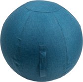Zaza Home Zitbal Yoga Bal Blauw Kleuren- 65Cm