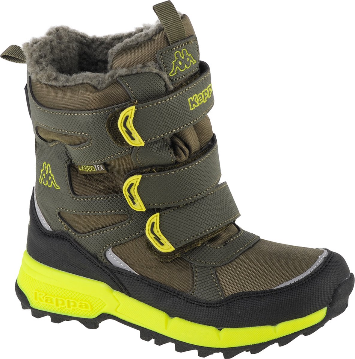 Kappa unisex kinderlaarzen winterschoenen gevoerd stijlcode 260902K 3133 Groen