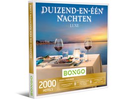 Bongo Bon - Duizend-en-één Nachten Luxe Cadeaubon - Cadeaukaart cadeau voor man of vrouw | 2000 luxueuze hotels