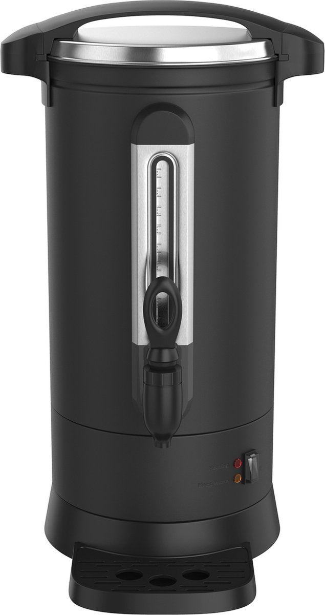Koffie Percolator - 6 Liter - Zwart - Pro - Dubbelwandig - Promoline