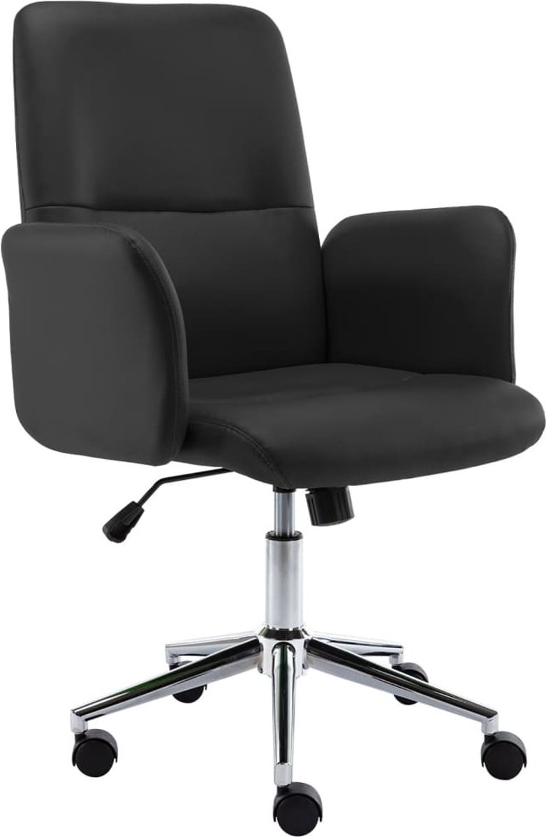 Prolenta Premium - Kantoorstoel kunstleer zwart